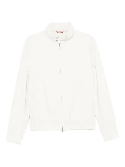 Brunello Cucinelli Quilted Lightweight Jacket In White