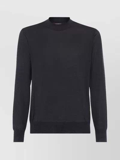 BRUNELLO CUCINELLI HIGH NECK LONG SLEEVE KNIT SWEATER