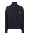 Brunello Cucinelli Cashmere Turtleneck Knit Sweater In Black