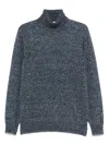 Brunello Cucinelli Men Turtle-neck Sweater In Blue