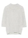 Brunello Cucinelli Wool Knitted Jumper In White