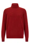 Brunello Cucinelli High Neck Sweater Sweaters And Cardigans Multicolor In Multi