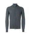 Brunello Cucinelli High-neck Zip-up Cardigan In Black