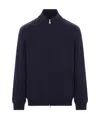 Brunello Cucinelli High-neck Zip-up Jacket In Black
