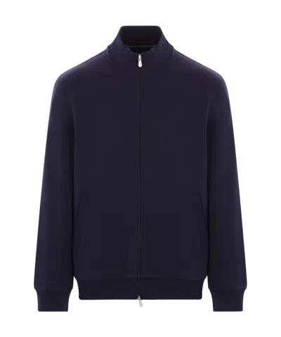 Brunello Cucinelli High-neck Zip-up Jacket In Black