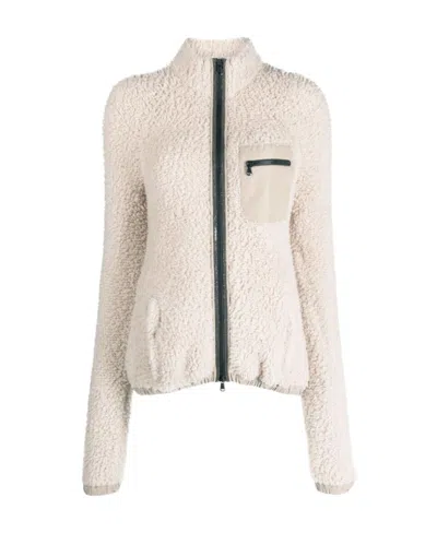 Brunello Cucinelli High-neck Zip-up Jacket In Pink