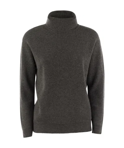 BRUNELLO CUCINELLI HIGH-NECKED CASHMERE SWEATER