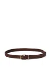 Brunello Cucinelli High-quality Leather Blend Belt In Multicolor
