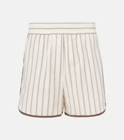 Brunello Cucinelli High-rise Bermuda Shorts In 0