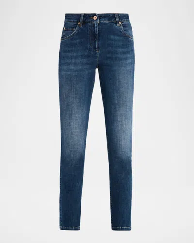 BRUNELLO CUCINELLI HIGH RISE SKINNY-LEG JEANS