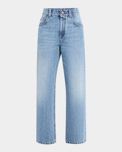 Brunello Cucinelli High-rise Straight Jeans