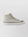 Brunello Cucinelli High-top Sneakers Featuring Monile Accents In Gray