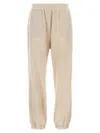 Brunello Cucinelli High Waist Cashmere Joggers In Brown