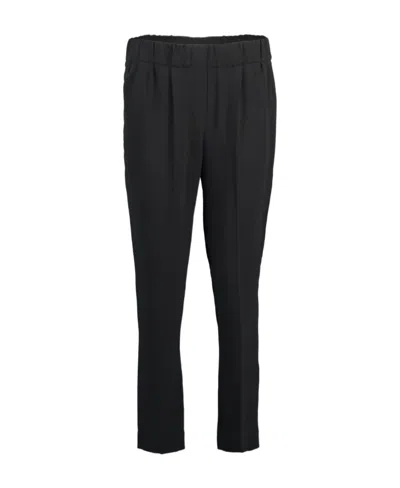 BRUNELLO CUCINELLI HIGH-WAIST CROPPED TROUSERS