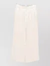 Brunello Cucinelli Women Wide-leg Tailored Linen Trousers In White