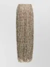Brunello Cucinelli High Waist Sequin Fringed Skirt