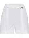 Brunello Cucinelli Belted Pleated Shorts Side Pockets In White