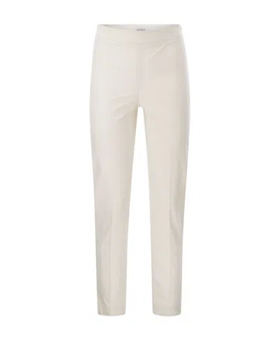 BRUNELLO CUCINELLI BRUNELLO CUCINELLI HIGH-WAISTED SIDE SLIT TROUSERS