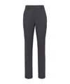 Brunello Cucinelli High-waist Tapered-leg Trousers In Black