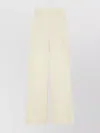 Brunello Cucinelli High Waist Wide-leg Trousers With Belt Loops In Neutral