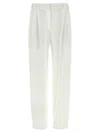 Brunello Cucinelli Piqu Pants In White