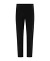Brunello Cucinelli High-waisted Cropped Trousers In Black
