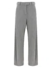 Brunello Cucinelli Trousers With Belt Loops And Pockets In Gray