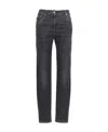 Brunello Cucinelli High-waisted Skinny Jeans In Black
