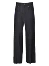 Brunello Cucinelli High-waisted Straight-leg Jeans In Blue