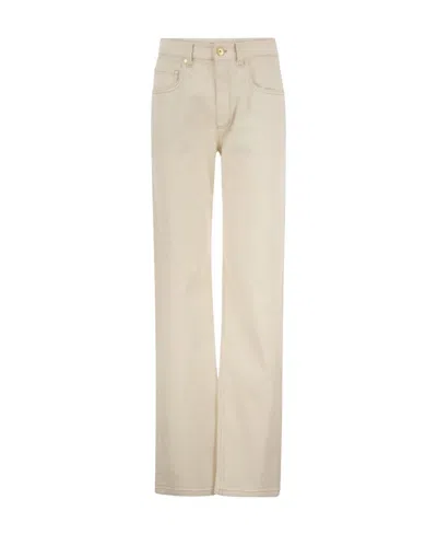 BRUNELLO CUCINELLI BRUNELLO CUCINELLI HIGH-WAIST STRAIGHT-LEG JEANS