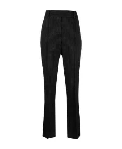 Brunello Cucinelli High-waisted Tailored Trousers In Black