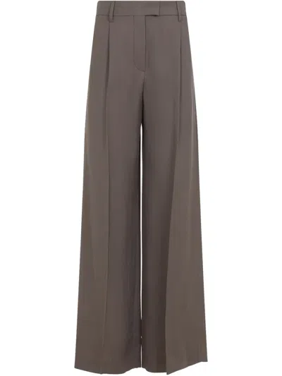 BRUNELLO CUCINELLI HIGH-WAISTED TROUSERS