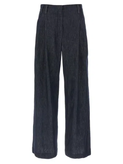 BRUNELLO CUCINELLI BRUNELLO CUCINELLI HIGH-WAISTED WIDE LEG DENIM JEANS