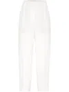 Brunello Cucinelli Viscose-linen Twill Tapered Trousers