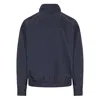 Brunello Cucinelli Technical Blouson Jacket High Collar Design In Blue