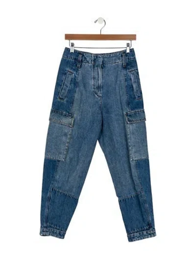 Pre-owned Brunello Cucinelli High-rise Skinny Leg Jeans In Blue