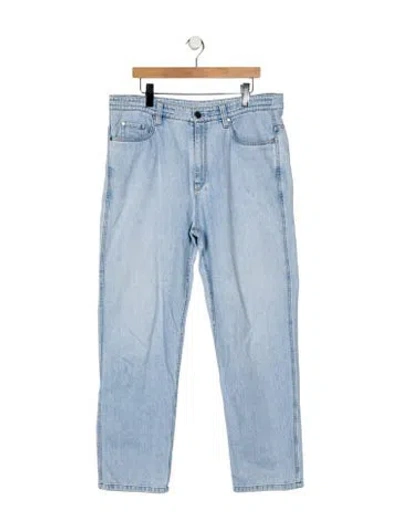 Pre-owned Brunello Cucinelli High-rise Straight Leg Jeans In Blue