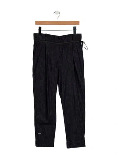 Pre-owned Brunello Cucinelli High-rise Straight Leg Jeans In Blue