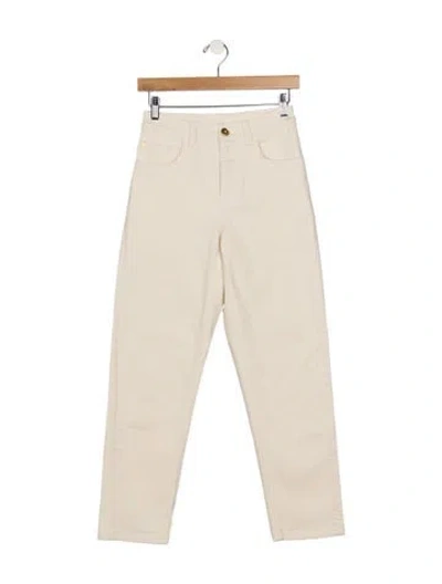 Pre-owned Brunello Cucinelli High-rise Straight Leg Jeans In Multi