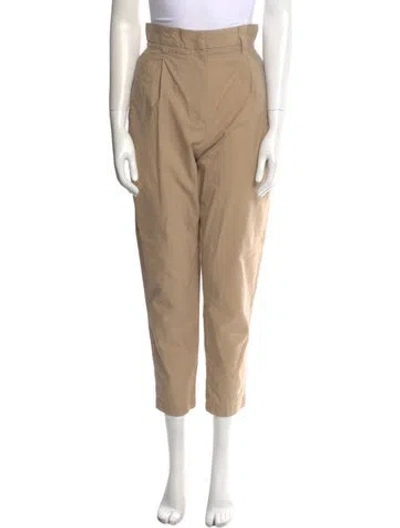 Pre-owned Brunello Cucinelli High-rise Straight Leg Jeans In Neutral