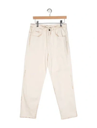 Pre-owned Brunello Cucinelli High-rise Wide Leg Jeans In Neutral