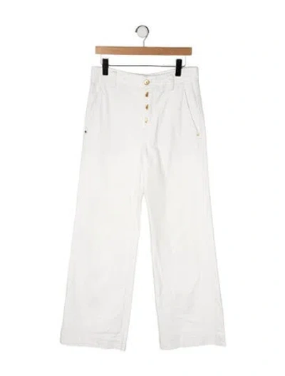 Pre-owned Brunello Cucinelli High-rise Wide Leg Jeans W/ Tags In Neutral