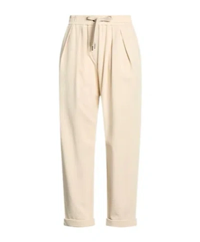 Brunello Cucinelli High-waist Casual Sweatpants In Neutral