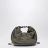Brunello Cucinelli Brioche Suede Hobo Shoulder Bag In Gray