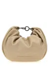 Brunello Cucinelli Brioche Hobo Bag In Soft Leather With Precious Chain