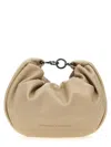 Brunello Cucinelli Women's Soft Leather Brioche Hobo Bag With Precious Chain In Beige