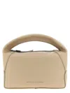 Brunello Cucinelli Samll Duo Curved-handle Leather Tote Bag