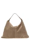 Brunello Cucinelli Soft Suede Single Handle Shoulder Bag