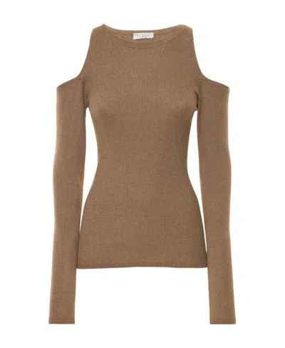 Brunello Cucinelli Hollow Knitted Sweater