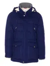 Brunello Cucinelli Padded Jacket In Blue